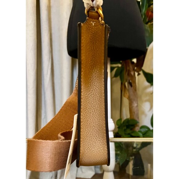 NEW WT AUTHENTIC TORY BURCH CAMEL THEA CROSSBODY - Picture 4 of 11